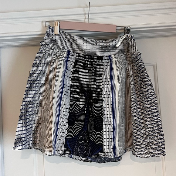 Anthropologie Dresses & Skirts - Anthropologie Striped Blue and White Skirt